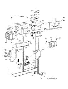 04 - Fresh Food Section parts for Ge Refrigerator TFJ22PRBEAA from AppliancePartsPros.com