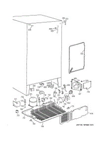 06 - Unit Parts parts for Ge Refrigerator TFJ22PRBEAA from AppliancePartsPros.com