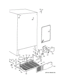 04 - Unit Parts parts for Ge Refrigerator TFK25ZACEAA from AppliancePartsPros.com