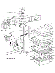 03 - Fresh Food Section parts for Ge Refrigerator TFZ22JRBEWW from AppliancePartsPros.com