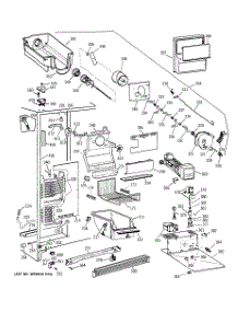 03 - Freezer Section parts for Ge Refrigerator TFZ22PRBEBB from AppliancePartsPros.com