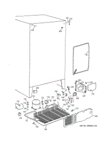 04 - Unit Parts parts for Ge Refrigerator TFK20JABEWW from AppliancePartsPros.com