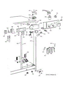 04 - Fresh Food Section parts for Ge Refrigerator TFX22ZPBEWW from AppliancePartsPros.com
