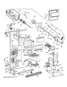 03 - Freezer Section parts for Ge Refrigerator TFG25PEBEWH from AppliancePartsPros.com