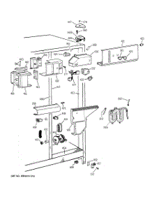 04 - Fresh Food Section parts for Ge Refrigerator TFG25PRBEBB from AppliancePartsPros.com