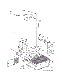 07 - Unit Parts parts for Ge Refrigerator TFG28PFCEBB from AppliancePartsPros.com
