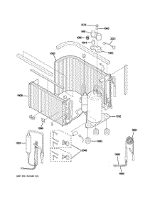 03 - Sealed System & Components parts for Ge Air Conditioner AJCQ12DCDM1 from AppliancePartsPros.com
