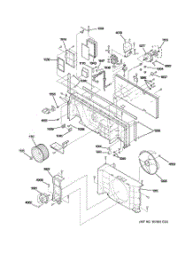 02 - Motor & Chassis Parts parts for Ge Air Conditioner AZ29E15EACM1 from AppliancePartsPros.com