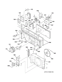 02 - Motor & Chassis Parts parts for Ge Air Conditioner AZ39H12EABM1 from AppliancePartsPros.com