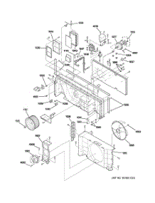 02 - Motor & Chassis Parts parts for Ge Air Conditioner AZ39H12DADM1 from AppliancePartsPros.com