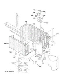 03 - Sealed System & Components parts for Ge Air Conditioner AJES10DCCM3 from AppliancePartsPros.com
