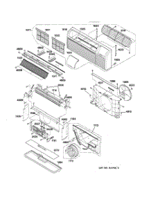 02 - Section2 parts for Ge Air Conditioner AZ22E12E4CM1 from AppliancePartsPros.com