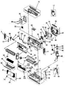 02 - Section2 parts for Ge Air Conditioner AZ51H12DACV3 from AppliancePartsPros.com