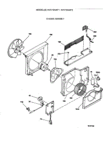 02 - Chassis Assembly parts for Ge Air Conditioner AVV10AAF1 from AppliancePartsPros.com