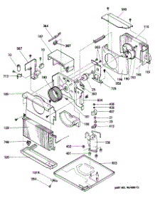 04 - Section4 parts for Ge Air Conditioner AMD12DAM2 from AppliancePartsPros.com
