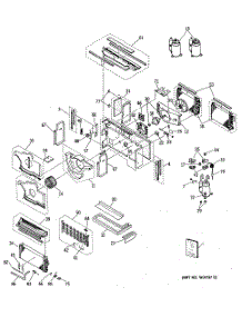 02 - Section2 parts for Ge Air Conditioner AZ21E06EACV1 from AppliancePartsPros.com