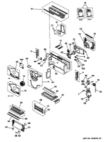 02 - Section2 parts for Ge Air Conditioner AZ21E12D3CV1 from AppliancePartsPros.com