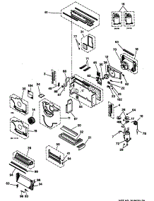 02 - Section2 parts for Ge Air Conditioner AZ21E12E3CV3 from AppliancePartsPros.com