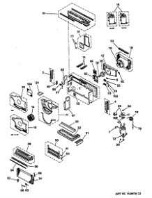 02 - Section2 parts for Ge Air Conditioner AZ21E06D2CV1 from AppliancePartsPros.com