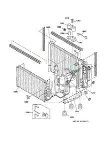 03 - Refrigerant Assembly parts for Ge Air Conditioner AJES06LSM1 from AppliancePartsPros.com