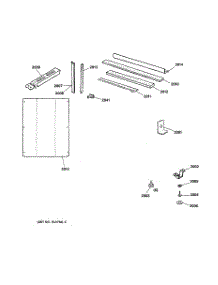 04 - Section4 parts for Ge Air Conditioner AJES10DSM1 from AppliancePartsPros.com