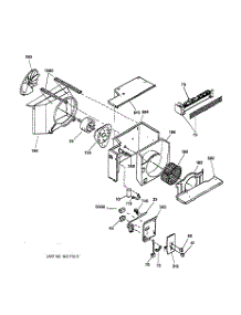 02 - Chassis Assembly parts for Ge Air Conditioner AVE15DAW1 from AppliancePartsPros.com
