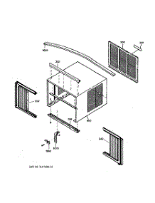 04 - Exterior Parts parts for Ge Air Conditioner AVM22DBR1 from AppliancePartsPros.com