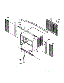 04 - Exterior Parts parts for Ge Air Conditioner AVE15DAW1 from AppliancePartsPros.com