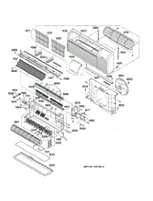 02 - Section2 parts for Ge Air Conditioner AZ52H07EADM1 from AppliancePartsPros.com