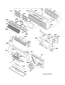 02 - Grille & Air Moving Parts parts for Ge Air Conditioner AZ22E12D3CM1 from AppliancePartsPros.com