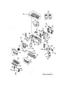 02 - Motor, Compressor & System Components parts for Ge Air Conditioner AZ21E15E4CV6 from AppliancePartsPros.com