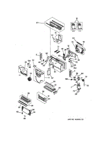02 - Motor, Compressor & System Components parts for Ge Air Conditioner AZ21E06D3CV6 from AppliancePartsPros.com