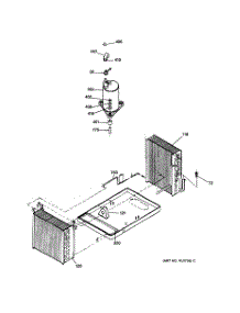 03 - Refrigerant Assembly parts for Ge Air Conditioner AVX10ACF1 from AppliancePartsPros.com