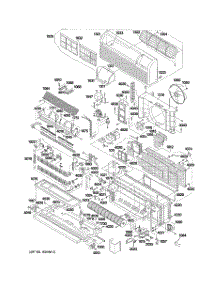 04 - Unit Parts parts for Ge Air Conditioner AZ41E09DABW3 from AppliancePartsPros.com