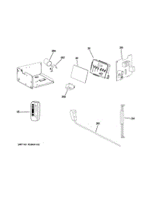 02 - Control Parts parts for Ge Air Conditioner AHM24DPH1 from AppliancePartsPros.com