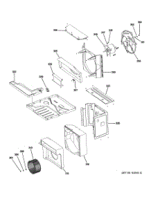 03 - Base Pan Parts parts for Ge Air Conditioner AEL18DPQ1 from AppliancePartsPros.com