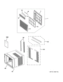 02 - Control Parts parts for Ge Air Conditioner AEM06LPQ1 from AppliancePartsPros.com