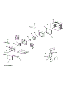 02 - Front Panel parts for Ge Air Conditioner AKM14ANT1 from AppliancePartsPros.com
