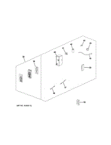 03 - Cabinet parts for Ge Air Conditioner AKQ24DNT1 from AppliancePartsPros.com
