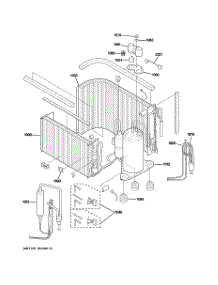 03 - Sealed System & Components parts for Ge Air Conditioner AJCM10ACDM1 from AppliancePartsPros.com