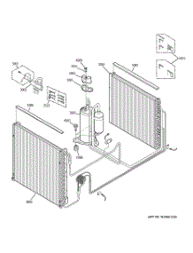 04 - Unit Parts parts for Ge Air Conditioner AZ85H18DACM1 from AppliancePartsPros.com