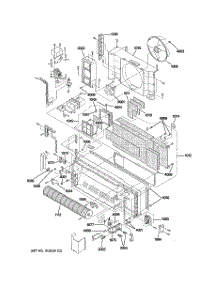 03 - Motor & Chassis Parts parts for Ge Air Conditioner AZ41E12EAPW1 from AppliancePartsPros.com