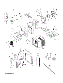 02 - Cabinet & Components parts for Ge Air Conditioner AEE18DNM1 from AppliancePartsPros.com