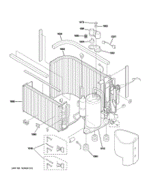 03 - Sealed System & Components parts for Ge Air Conditioner AJES09DCCM2 from AppliancePartsPros.com
