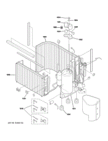 03 - Sealed System & Components parts for Ge Air Conditioner AJES10DCCM2 from AppliancePartsPros.com