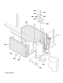 03 - Sealed System & Components parts for Ge Air Conditioner AJCH10DCCM2 from AppliancePartsPros.com