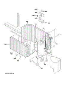 03 - Sealed System & Components parts for Ge Air Conditioner AJCS10ACBW2 from AppliancePartsPros.com