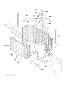 03 - Sealed System & Components parts for Ge Air Conditioner AJCS09DCBM2 from AppliancePartsPros.com