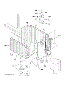 03 - Sealed System & Components parts for Ge Air Conditioner AJES08ASBM2 from AppliancePartsPros.com