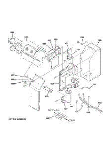 02 - Control Parts parts for Ge Air Conditioner AJES10DCBW1 from AppliancePartsPros.com